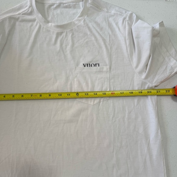 Vuori Men's Current White Pocket T-Shirt - Picture 8 of 8